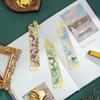 Hollow Metal Bookmark Oil Painting Pagination Mark Multifunctional Book Page Marker  Gifts