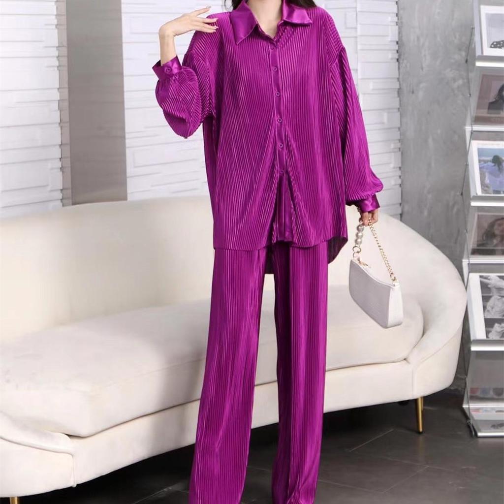 New Autumn and Winter Loose Leisure Suit Design Fashion 2 Two Pieces Sets Women Suits