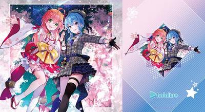 Коллекция резиновых ковриков Bushiroad V2 Hololive Звездное небо с танцующей сакурой Том 519 «Под miComet»