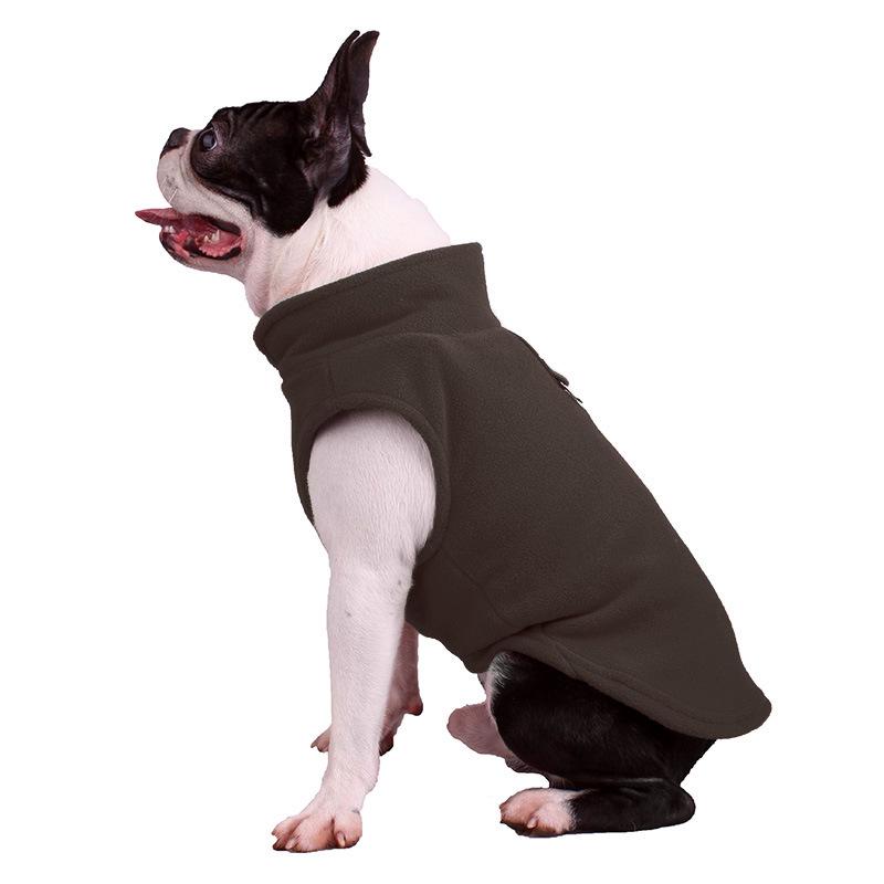 Winter French Bulldog Pet Sweater Pullover Warm Fleece Dog Clothes for Small Dogs Pug Sweatshirts Puppy Hoodie mascotas Clothing