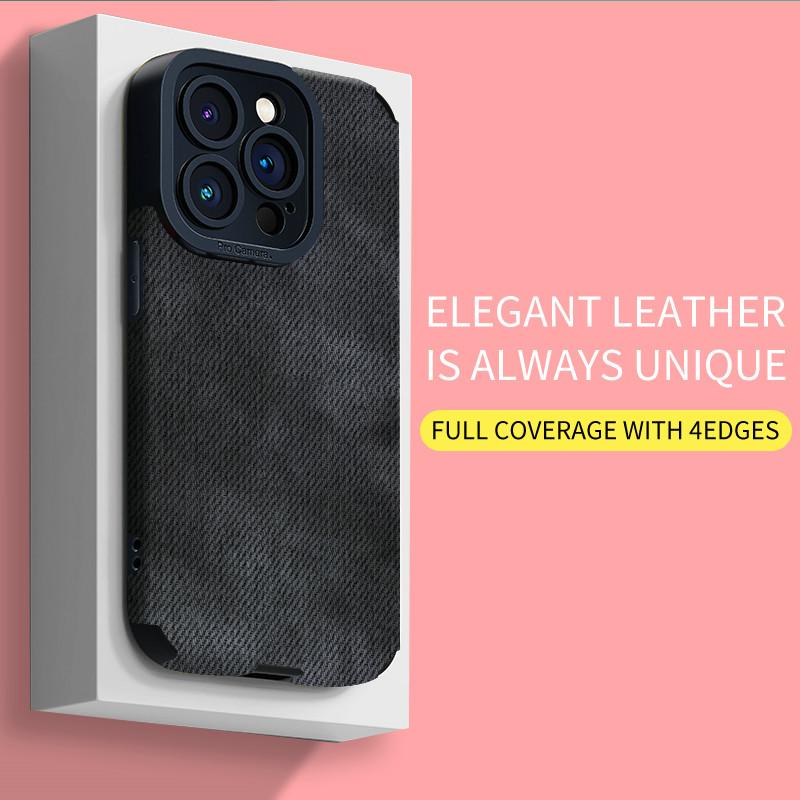 Мягкий силиконовый чехол для телефона из джинсовой ткани с вертикальным рисунком и принтом для телефона, задняя крышка с объективом камеры, полная защита