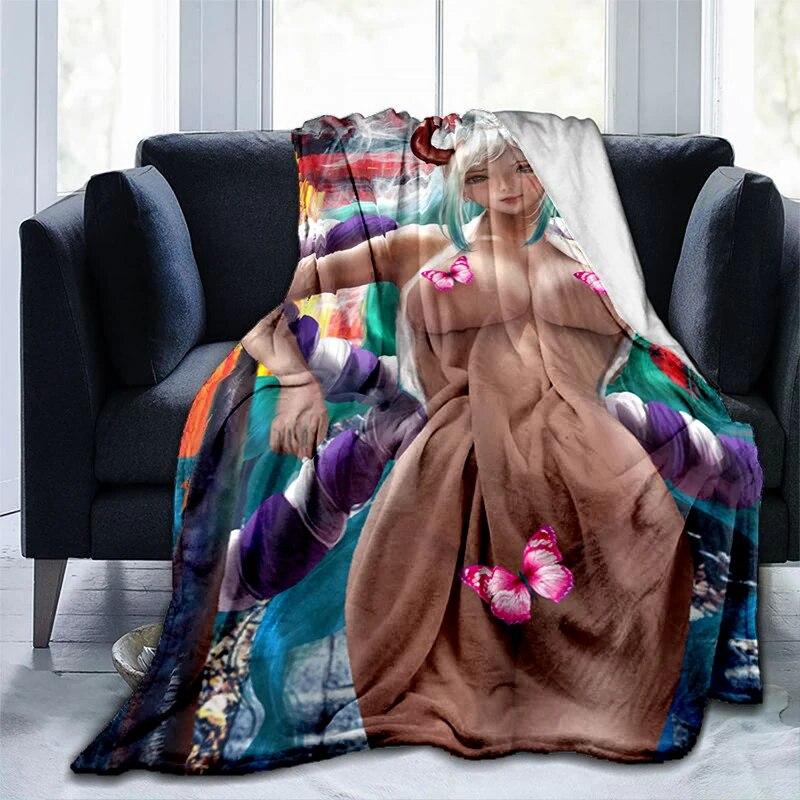 Hot Body Anime Sexy Girl Modern Blanket Flannel Soft Plush Sofa Bed Throwing Cartoon Blankets for Beds Gifts Dropshipping