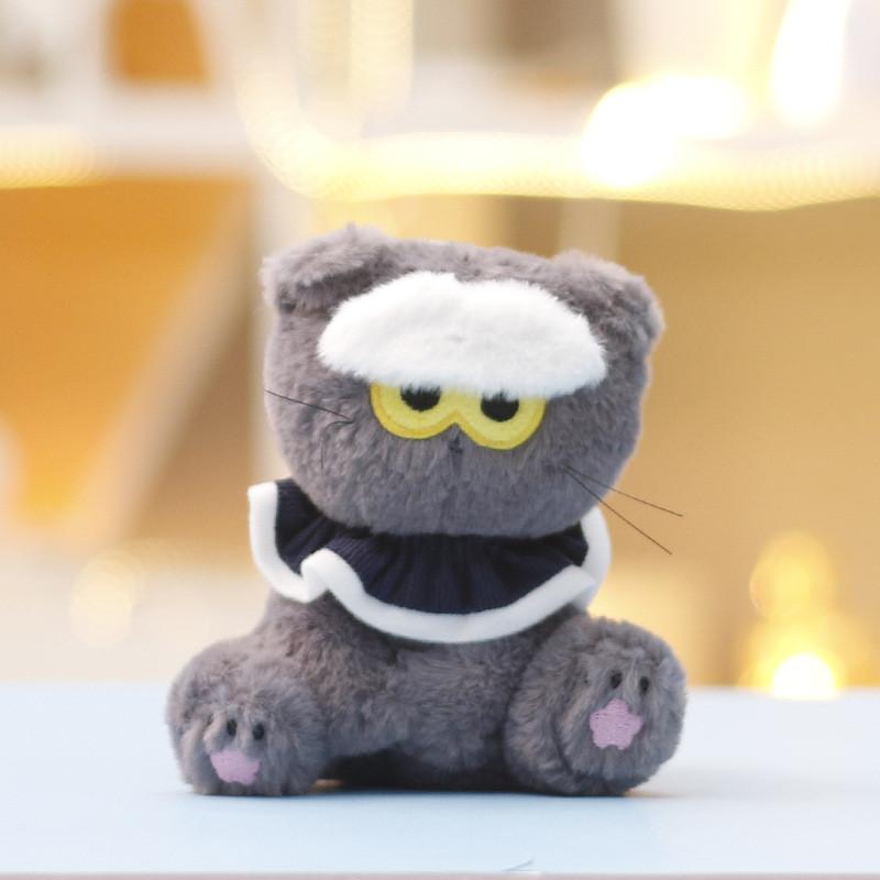 Плюшевый брелок-кошка Kwon Ji Yong с мягким коротким ворсом для подарка девочкам и украшения сумки