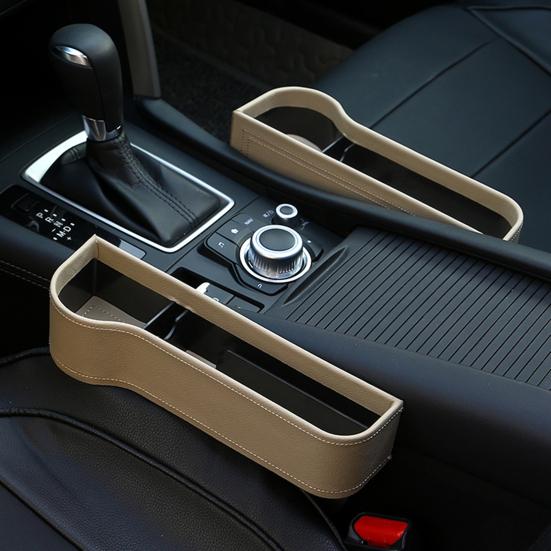 Car Seat Gap Storage Organizer with Cup Holder Large Capacity Simple Installation Auto Seat