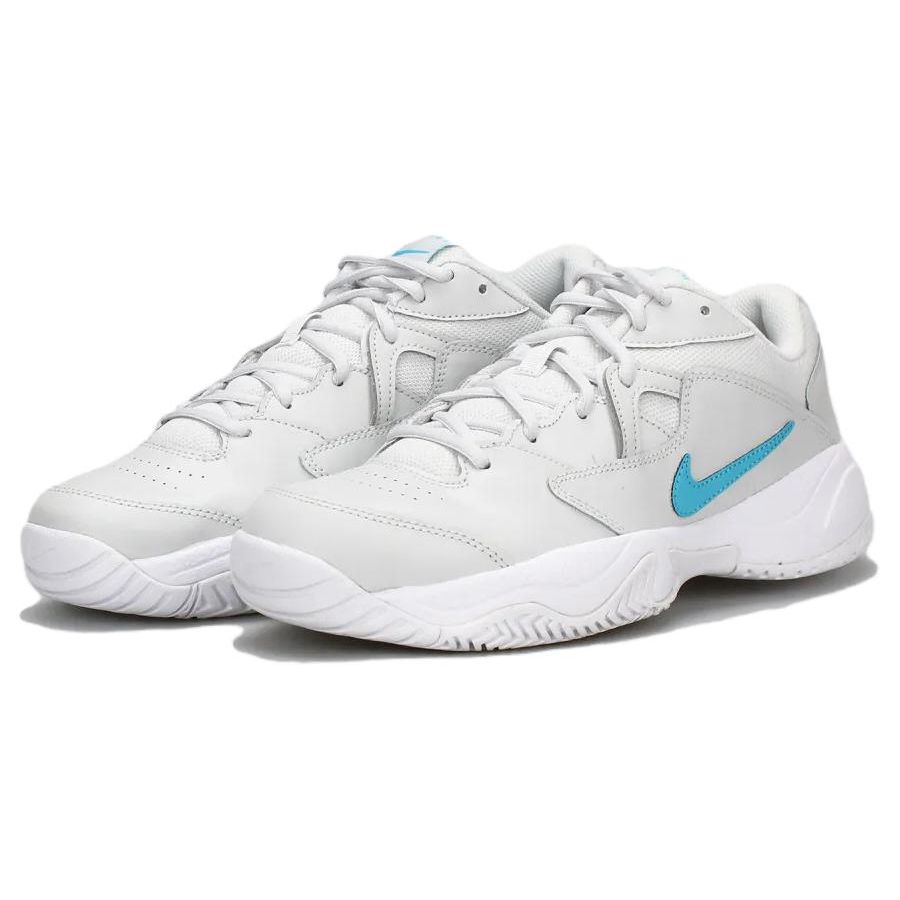 Nike Мужские кроссовки Court Lite Photon Dust Chlorine Blue серо-белого цвета AR8836-024