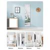 4Pcs Full Length Mirror Tile Sticker Self Adhesive Easy To Install Waterproof Removable Large Full Body Mirror Set
