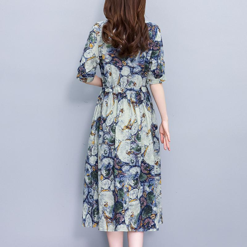 Модные летние платья для женщин больших размеров, повседневное элегантное длинное платье с коротким рукавом, летняя винтажная одежда