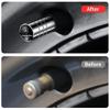 AABGZ1 4pcs Metal Car Wheel Tire Valve Caps Stem Case Covers For Mercedes Benz B/C/E/S Class A Class C200L GLC GLK CLA Car Accessories