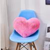 Heart-Shaped Faux Rabbit Fur Pillowcase - Soft, Reliable, No Core