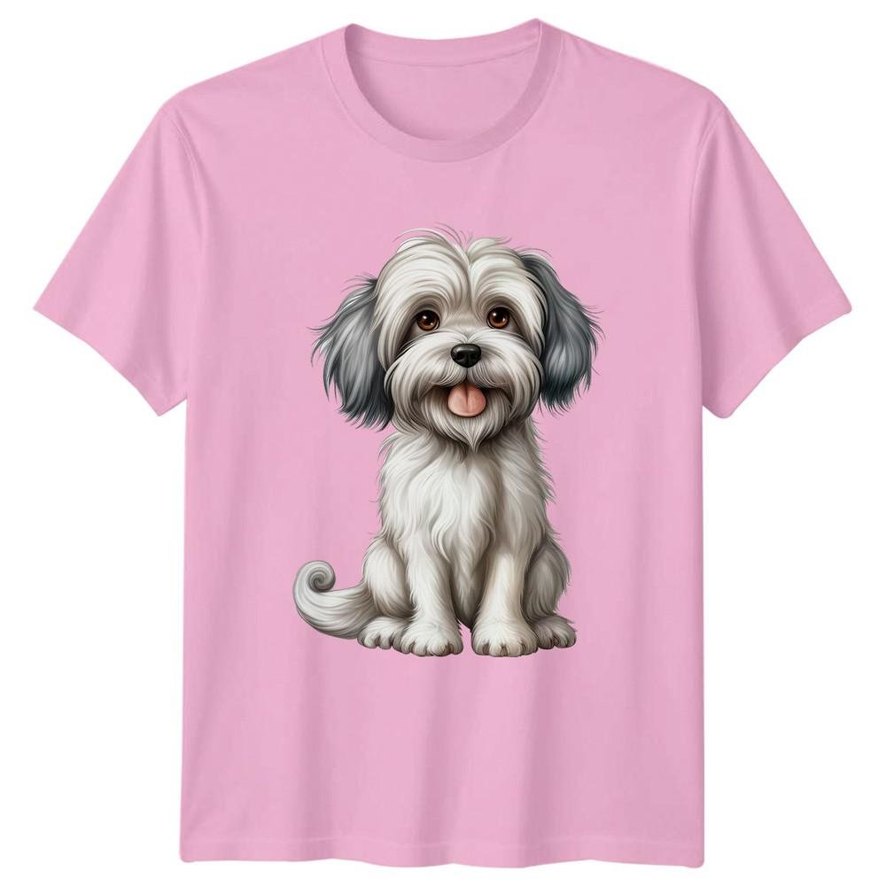 Havanese Dog Dogs Animals Unisexs TShirt Unisexs Tee Graphic Unisex Top