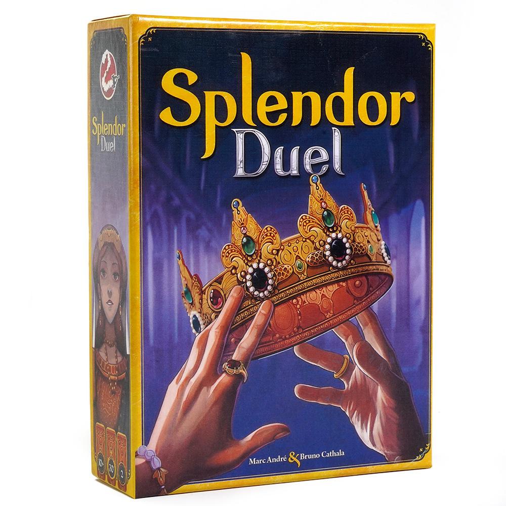 Splendor Duel Мини Настольная Игра Стратегия для Детей и Взрослых Веселый Семейный Игровой Вечер Развлечения для Посиделок и Вечеринок