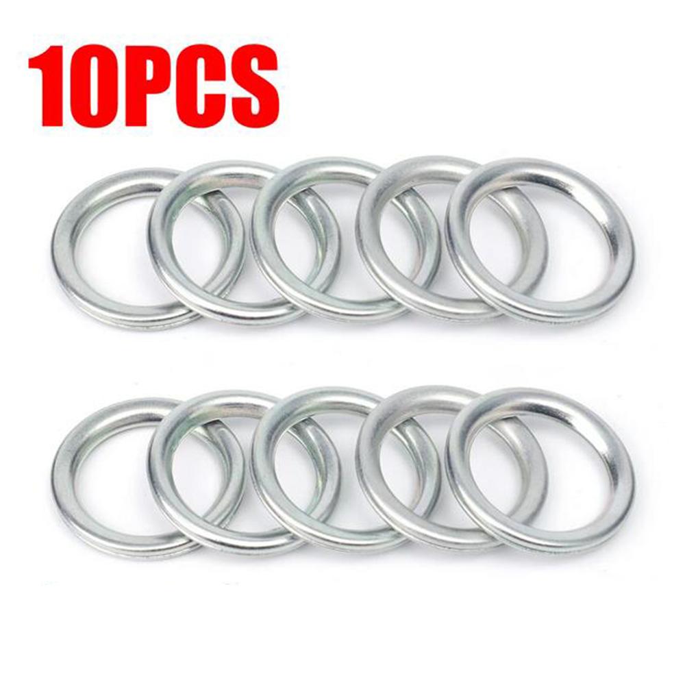 10pcs Oil Drain Plug Crush Washer Gasket MD050317 For Mitsubishi Citroen Peugeot