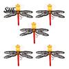 5 Piece Floating Lure Set 5Pcs 7.5cm/6.2g Bionic Dragonfly Fishing with Hooks, Topwater Insect Bait Bait, Realistic for Bass Trout Lures