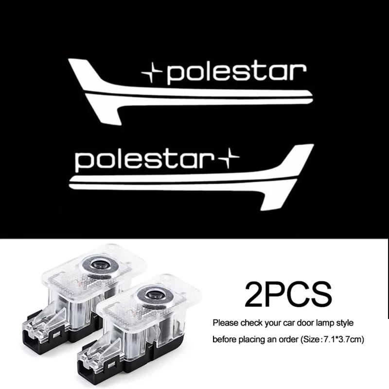 For Volvo Rdesign V50 S60 XC60 S40 XC40 XC90 V6 Accesorios 2PCs Car Door Light LED Welcome Laser Projector Logo Lamp Backlight