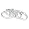 INFINAUTO Hub Centric Rings 64.1mm Inner To 75mm OD Vehicle Wheel Hub Rings Aluminum Alloy 4pcs