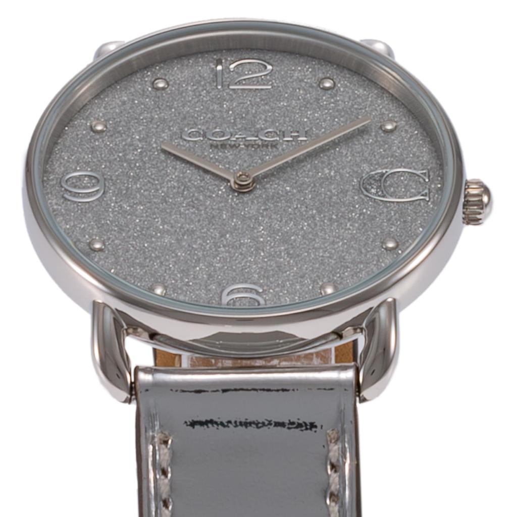 Часы ELLIOT из нержавеющей стали с минеральным стеклом, кварцевые, повседневные, водонепроницаемые, 14504246, серебристые [Coach] женские [Товар]