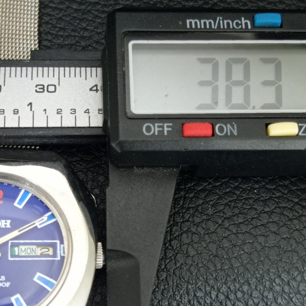 Ricoh R31 АВТОМАТИЧЕСКИЕ ВИНТАЖНЫЕ ЯПОНСКИЕ МУЖСКИЕ ЧАСЫ С СИННИМ ЦИФЕРБЛАТОМ a707608-1