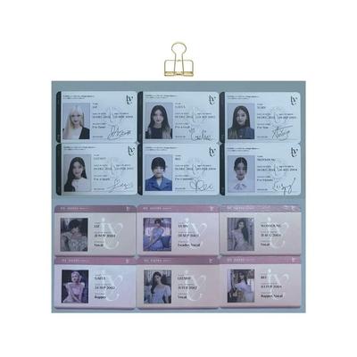 [Мир фотокарточек Eve] Набор ID-фотокарточек Eve Eleven Album из 12 корейских и японских фотокарточек