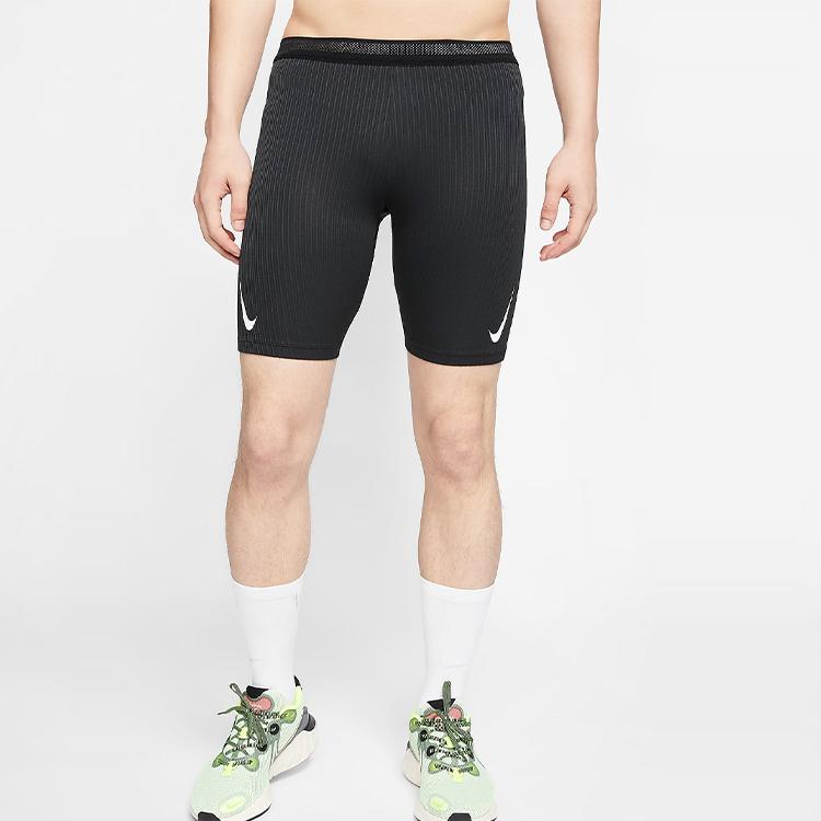 Nike Облегающие быстросохнущие шорты для бега, мужские, черные CJ7844-010