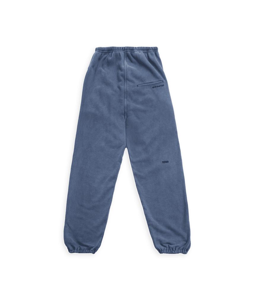 TUEWID Classic Embroidery Sweatpants In Drop Loose Fit (Navy)
