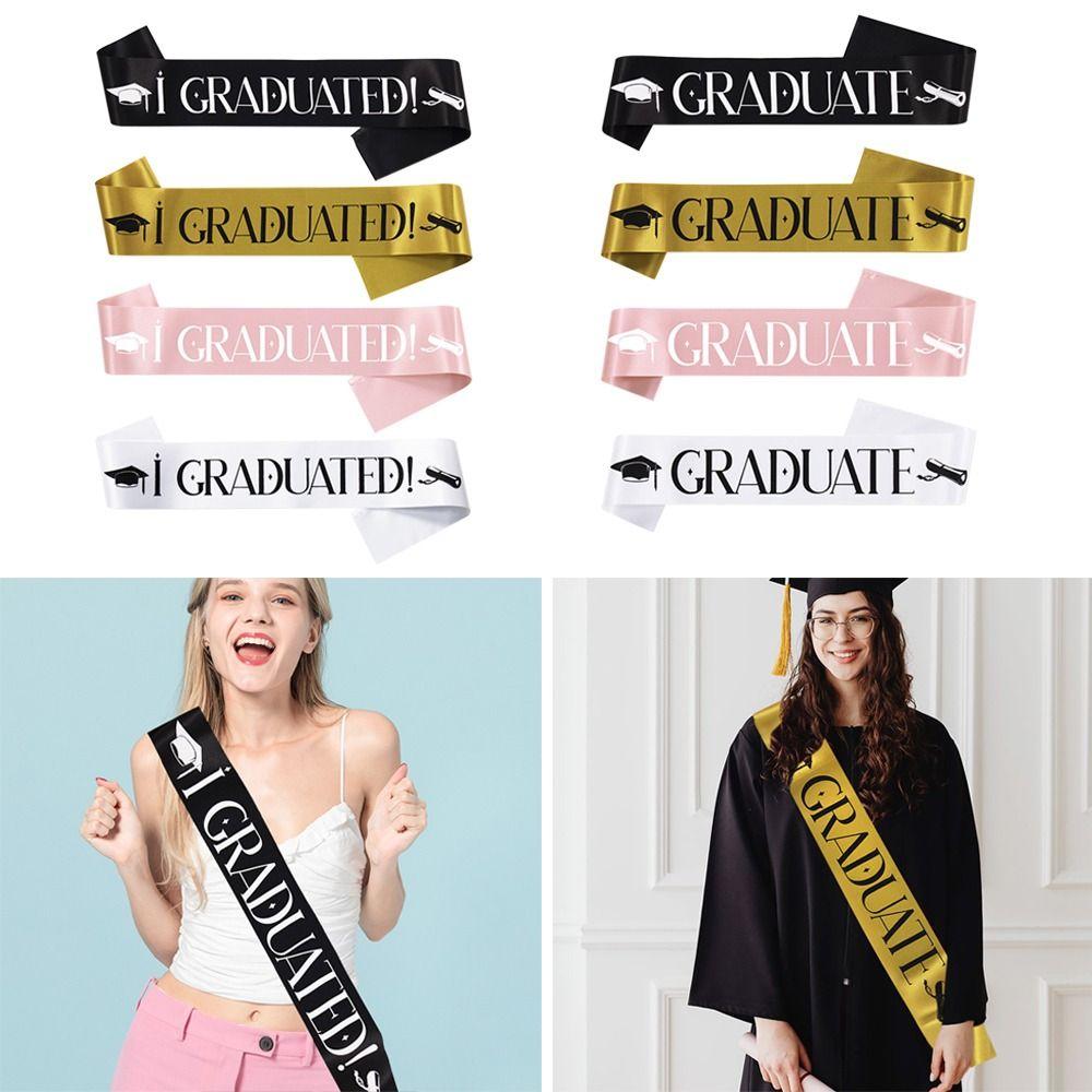 Украшение Выпускной Наплечный Ремень Выпускной Пояс Шарф Принадлежности для Вечеринки Церемонии Выпуска