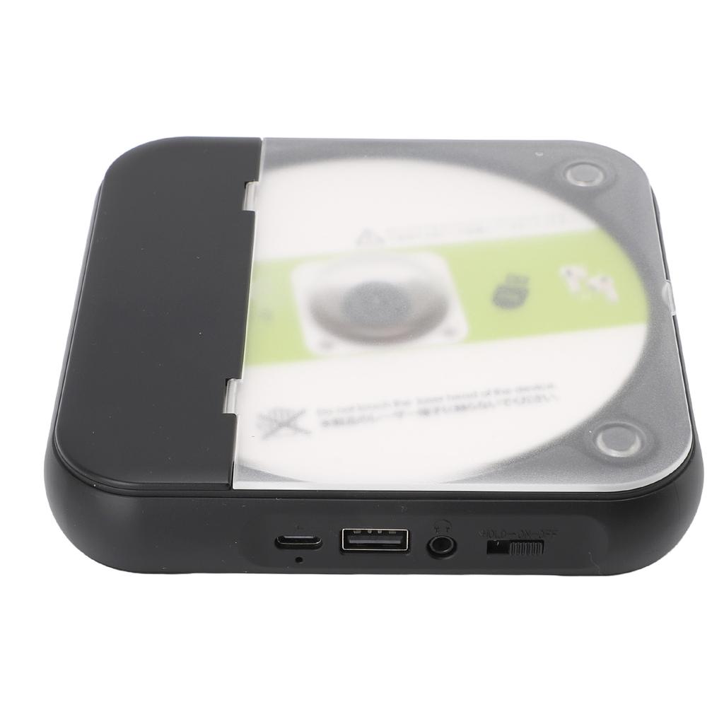 Портативный CD-плеер BT Retro Style с двумя динамиками, музыкальный проигрыватель с поддержкой CD, USB, AUX-входа для дома