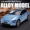 2026 Новый 1:Масштаб 32 Электромобили Tesla Литой Алюминиевый Модель Автомобиля Звук и Свет Подарок Мальчикам Коллекционные Игрушки с Инерционным Механизмом Детские Игрушки