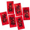 6pcs Traditional 2025 Snake Year Red Envelopes Chinese Style Money Packet  Bonus