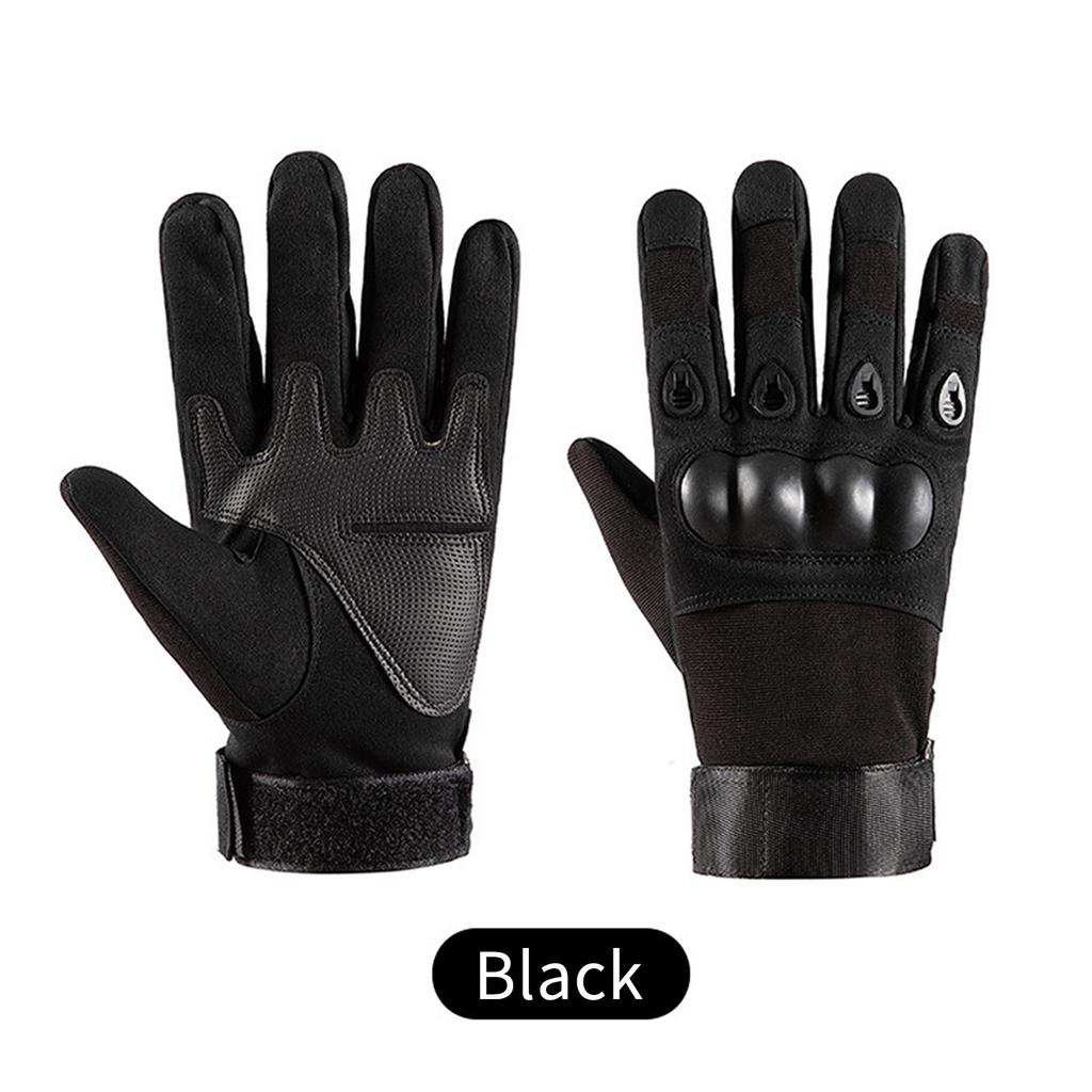 Motorcycle Riding Gloves Men Hunting Shooting Knuckle Protection Sports Full Finger GlovesClimbing Cycling Bike Glove
