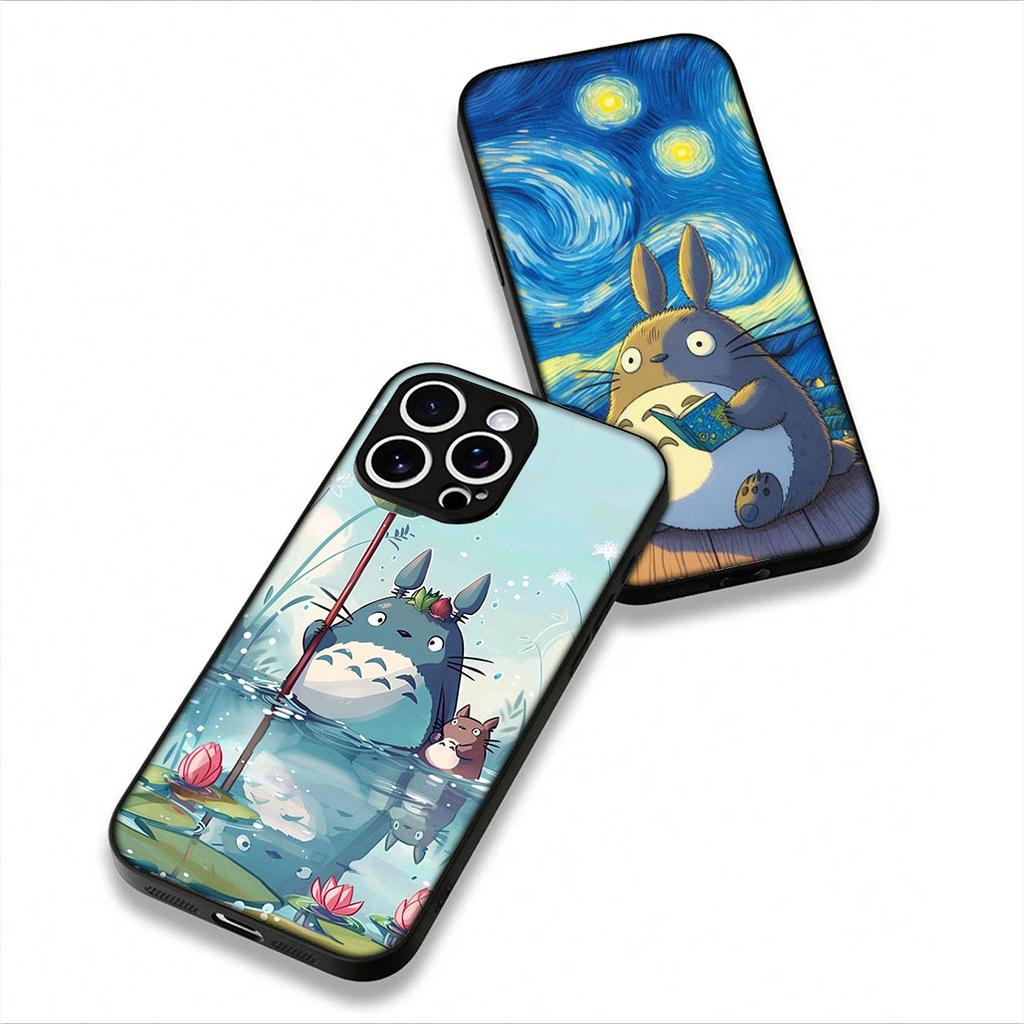 Чехол Cover для Samsung Galaxy S25 S23 S22 S24 FE Ultra S10 Plus A05 A06 A15 A16 A26 A35 S10E Чехол Обои Постер Т-Тоторо