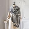 2025 Winter Warm Women's Cashmere Paisley Print Double-Sided Scarf Elegance Shawl Pashmina Female Outdoor Fashion Accessory