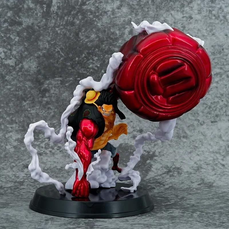 22CM Anime One Piece Luffy Gear 4 Figurine PVC Action Figure Adult Children Toys Japan Manga Kids Cartoon Gift