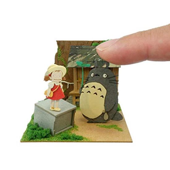 Sankei Studio Ghibli Мини Мой сосед Тоторо Перед Великим храмом Кусуноки Бумажная модель MP07-99