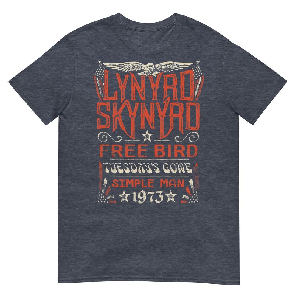 Lynyrd Skynyrd Free Bird Tuesdays Gone Simple Unisex Songs Tshirt