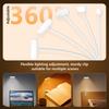 USB Rechargeable 20 Led Clip On Book Light Adjustable Brightness Reading Light Portable Read Light Kids Book Lamp Night Light