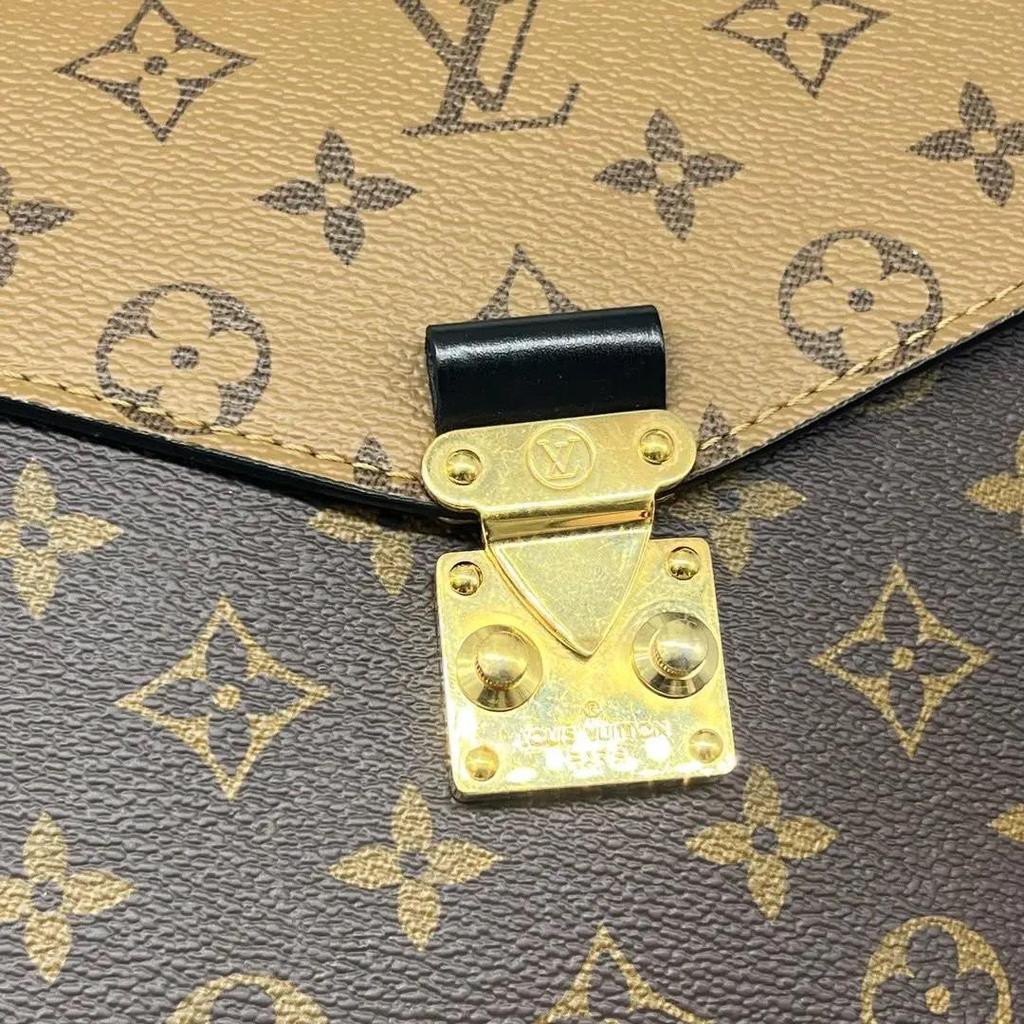 [Б/У] Louis Vuitton Pochette Metis 'Коричневый холст Monogram Reverse' - Очень хорошее состояние #1YL5ZA7