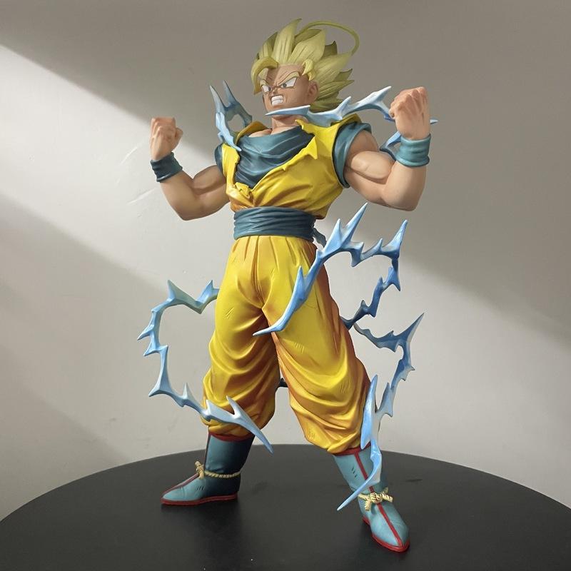 31 см Аниме Dragon Ball Z Фигурка Действия LK DBZ SSJ Сон Гоку Фигурка Супер Сайян Модель Коллекция GK Статуя Кукла Украшения Игрушки