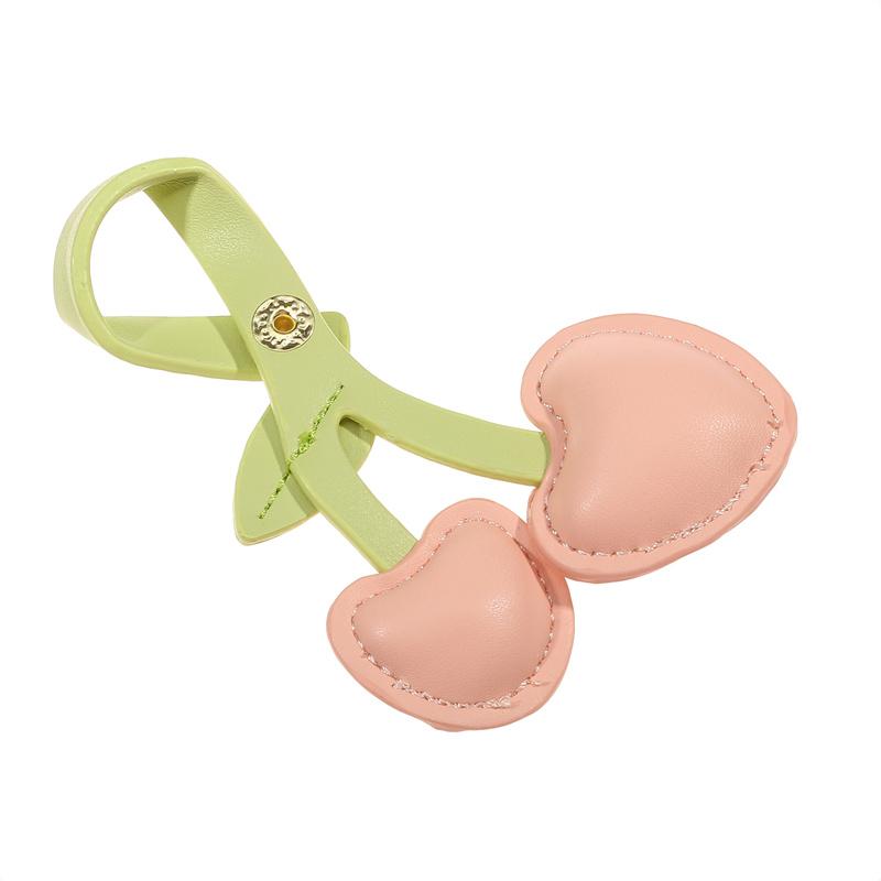 Персиковое сердце вишня брелок украшение DIY ремесло аксессуары любовь вишня кулон ювелирные изделия сумка украшение сумка кулон