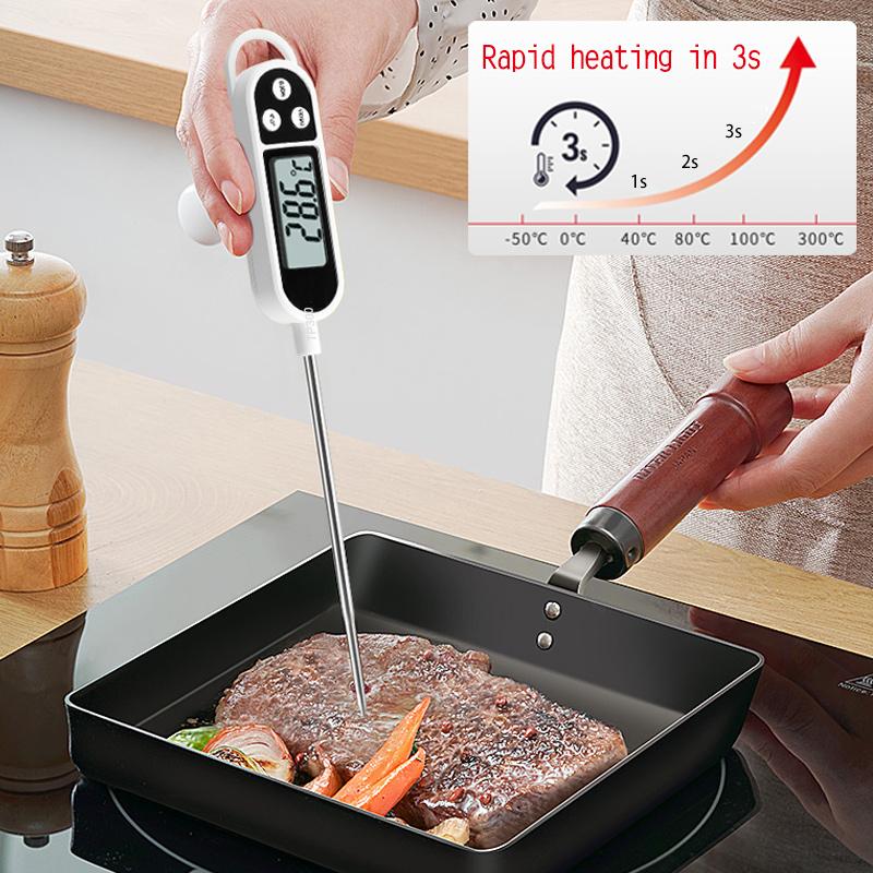 Food Thermometer, Electronic Barbecue Thermometer, Baking Water Temperature Gauge, Measuring Water Temperature, Oil Temperature,