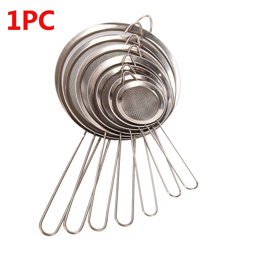 7/8/10/12/14/16/18/20/22cm Tea Tools Sieve Flour Strainer Mesh Colander Sifter Stainless Steel