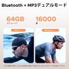 Костная проводимость 64 ГБ MP3 костно-воздушный гибрид двойной IP68 8 часов для и физические магнитные наушники, водонепроницаемые, встроенный плеер, + проводимость, режим BT5.4,