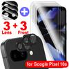 6-в-1 9H Закаленное Стекло Защитная Пленка для Экрана для Google Pixel 10a 1-3 Набора HD Прозрачные Антицарапающие Стеклянные Пленки для Линз для Google Pixel 10a
