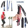 Outdoor Ultra-light Telescopic Foldable Aluminum Trekking Poles for Hiking,mountain Climbing Walking Sticks Equipment
