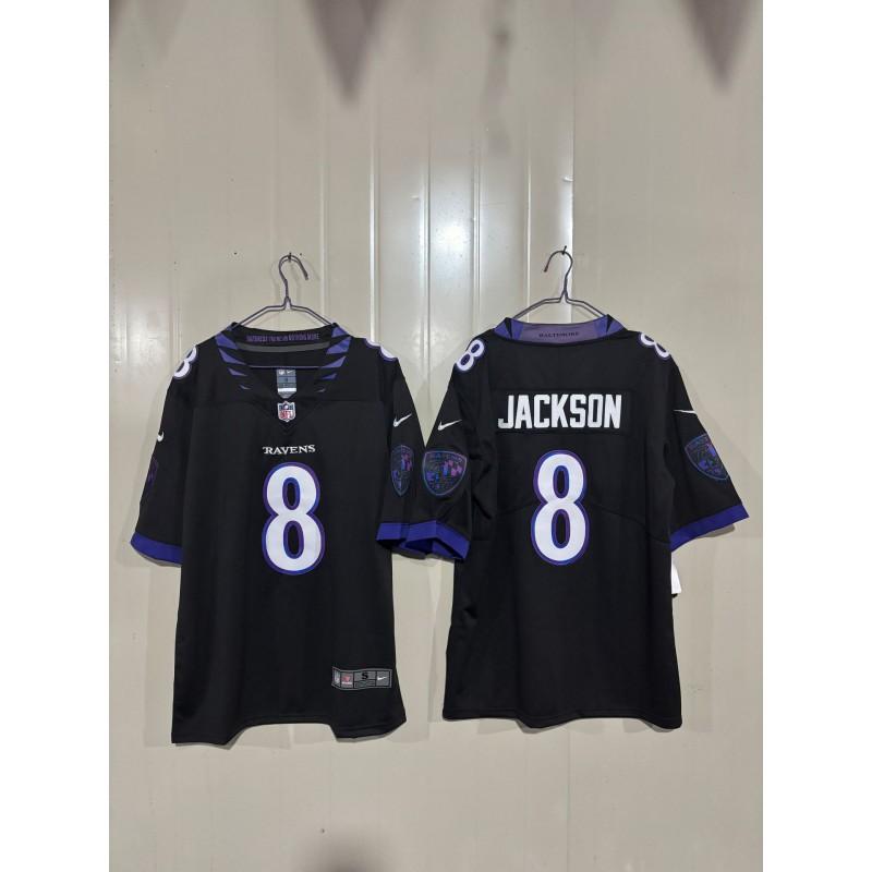 Baltimore Ravens NFL Embroidered Football Jersey Men Fan Wear Official Style Cotton Blend