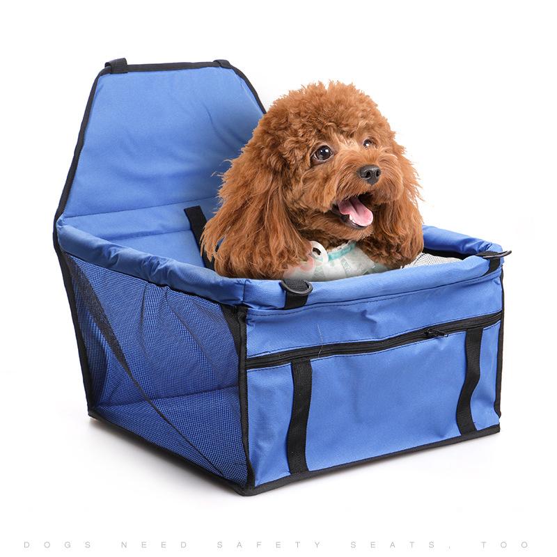 Pet Dog Car Carrier Seat Bag Waterproof Basket Folding Hammock Pet Carriers Bag for Small Cat Dogs Safety Travelling Mesh Bag
