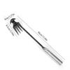 2 In 1 Garden Rake Manual WSeed Grass Rooting Tool Puller Shovel 4 Teeth Weeding Removal Hand Gardening Loose Soil Tool Weeder