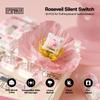 EPOMAKER Roseveil Silent Keyboard Switch for Mechanical Gaming 30PCS Silent Linear PC LY MX Keycap Compatible Silent Keyboards, 5-Pin Axis, 32gf,