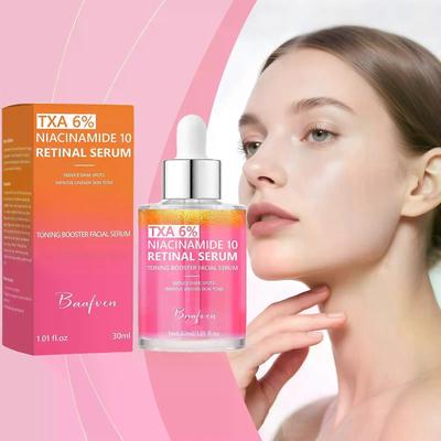 TXA 6% + Niacinamide 10% + Retinal Facial Serum | for Dark Spots, Hyperpigmentation, Uneven Tone | High-Level Tranexamic Acid 6% | 30mL