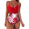 Fashion Women's Summer Sexy Printed One-piece  Bikini Swimsuit  New