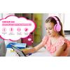 Premium Kids Headphones with 85/94dB Volume Limited, Wireless Headphones, Bluetooth Headphones Over Ear with Built-in Microphone,Wired/Wireless